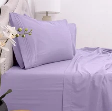 Sweet Home Collection 1800 Count Microfiber 4 Pc Bed Sheet Set Deep Pocket Full