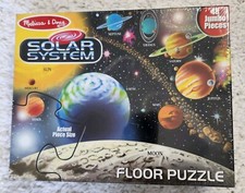Melissa Doug Solar System Floor Puzzle 48 Jumbo Pieces 2x3' 413