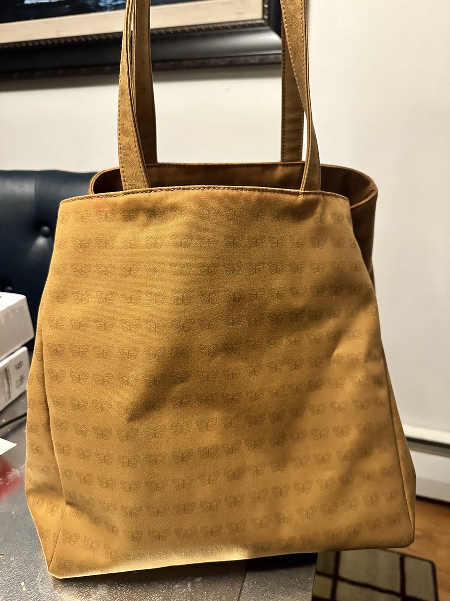 Vintage Bottega Veneta Butterfly Brown Canvas Tote Bag | eBay Vintage Bottega Veneta Butterfly Brown Canvas Tote Bag | eBay