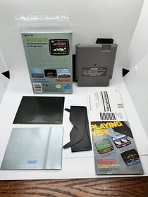 Rad Racer Nintendo NES Complete CIB + 3D Glasses & 2 Manual Variants Great Shape