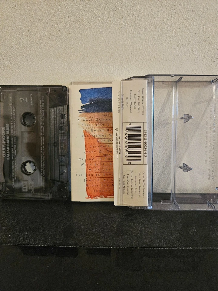 GARY MOORE Ballads & Blues 1982-1994 1994 CASSETTE TAPE BEST OF EX-THIN LIZZY - Image 2 of 4