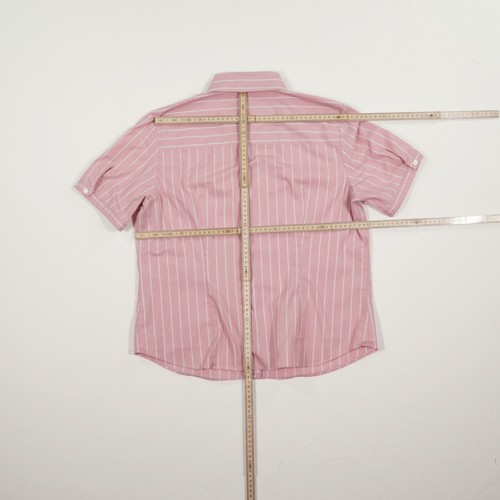 SEIDENSTICKER SPLENDESTO Damen Hemd / Bluse Gr. 42 rosa weiß Kurzarm Kentkragen - Bild 8 von 13