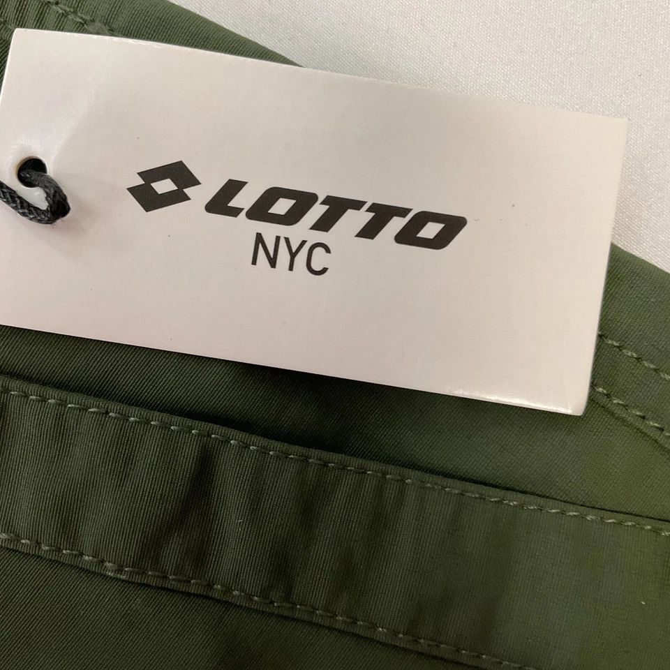 Pantalones cargo Lotto para hombre talla M verde cremallera piernas Foto 3 de 4