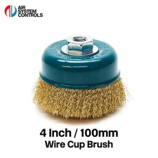 4inch / 100mm - Wire Cup Brush Wheel - M14 Angle Grinder