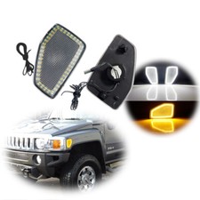 2 piezas para 06-10 Hummer H3, H3T Interruptor LED Marcador Lateral Indicador Luces de Señal