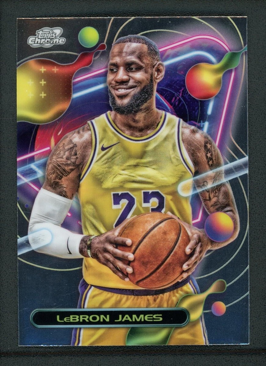 NBA カード Lebron James Topps Chrome PSA9 2024-25 Topps Chrome Lebron James #BOD-1 Pink Refractor