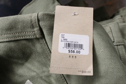 Levi Strauss & Co. Youth Jean Jacket Green Size M (140-152 CM, 10-12 Years) NWT - Picture 6 of 6