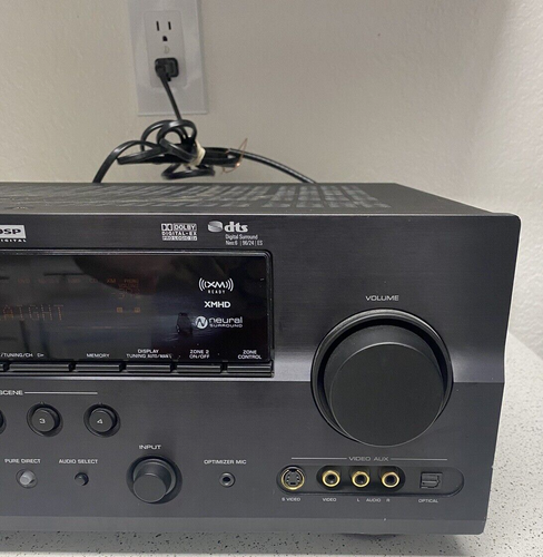 Yamaha RX V661 7.1 canales 90 vatios receptor de cine en casa receptor sin control remoto - Imagen 4 de 7