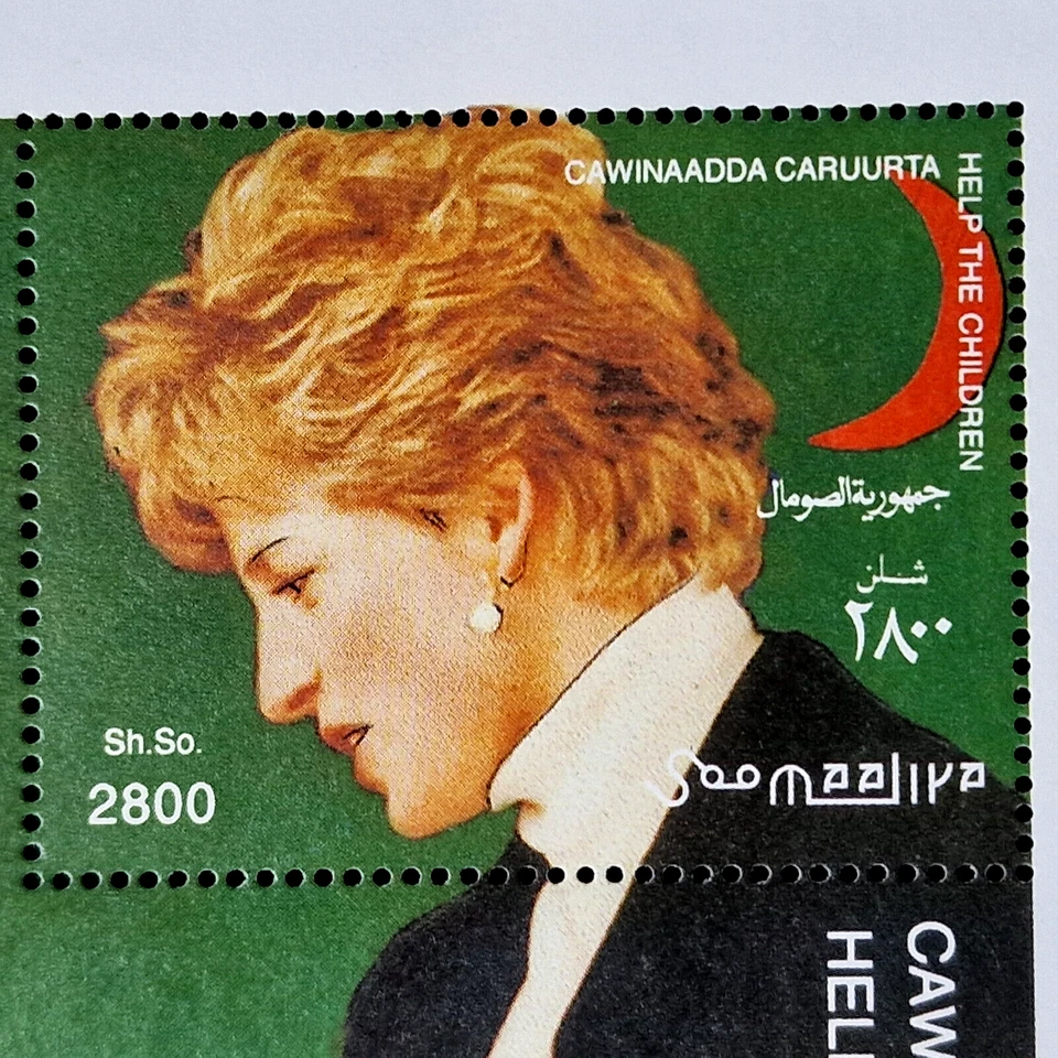 Bloque de estampillas Somalí 1997 MNH Help The Children Lady Diana Mi 13,00 € Foto 2 de 3