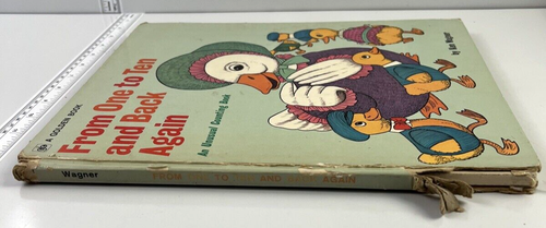Golden Book From One to Ten and Back Again Ken Wagner Children's VTG 1972 - Picture 3 of 12