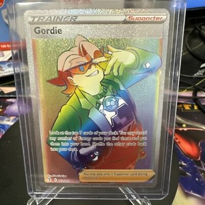 gordie rare card pokemon Sword & Shield Evolving Skies Shuffle the other cards back into your deck Gordie Rainbow Rare | eBay