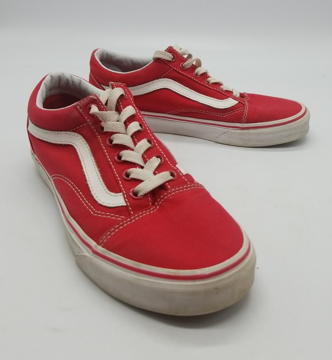 Old school life. Vans 721356. Vans Red and White. Ванс КНУ скул дутыши. Vans old School Red.