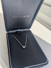 Tiffany & Co Elsa Peretti Diamonds by the Yard 0.17ct necklace in platinum