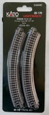 KATO Radius 45  216mm Curve Track 4 pcs Unitrack N Scale 20-170 NEW