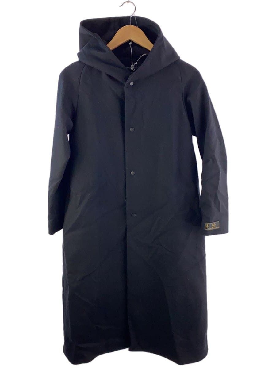 ALTRA Ron Herman altro cappotto lana BLK tinta unita