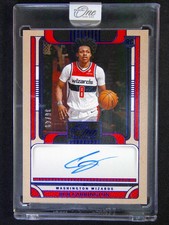 2024-25 Panini One And One Bub Carrington RC Rookie Auto Blue 36/49