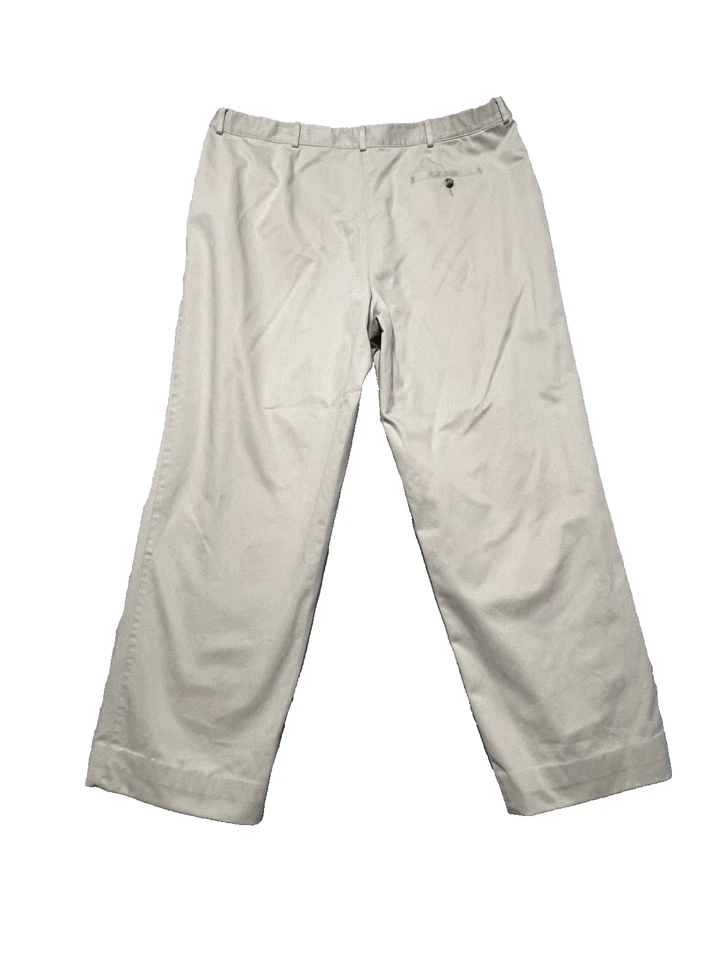 L.L. Bean Women’s Size 20 Khaki Chino Pants Classic Fit 100% Cotton Casual - Image 2 of 4