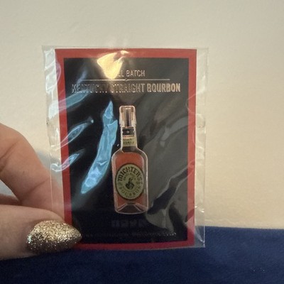 Michter's Bourbon Distillery Advertising Pin Collectible Brown Gold Black