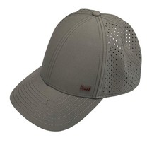 Melin A-Game Hydro Port Nights Men's Gray Snapback Perforated Performance Hat XL
