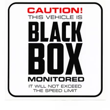 Black Box sticker Waterproof Vinyl Decal 110 x110mm