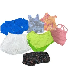 7 Piece Bundle Lot of Women’s Athletic Tops and Bottoms Great  Brands Size Small