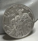 LEGENDARY WARRIORS, ERIC BLOODAXE, 1oz SILVER ART ROUND, .999 SILVER!