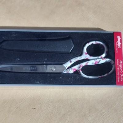 Gingher Designer Series Gabriella 8'' Bent-Handle Steel Dressmaker Shears