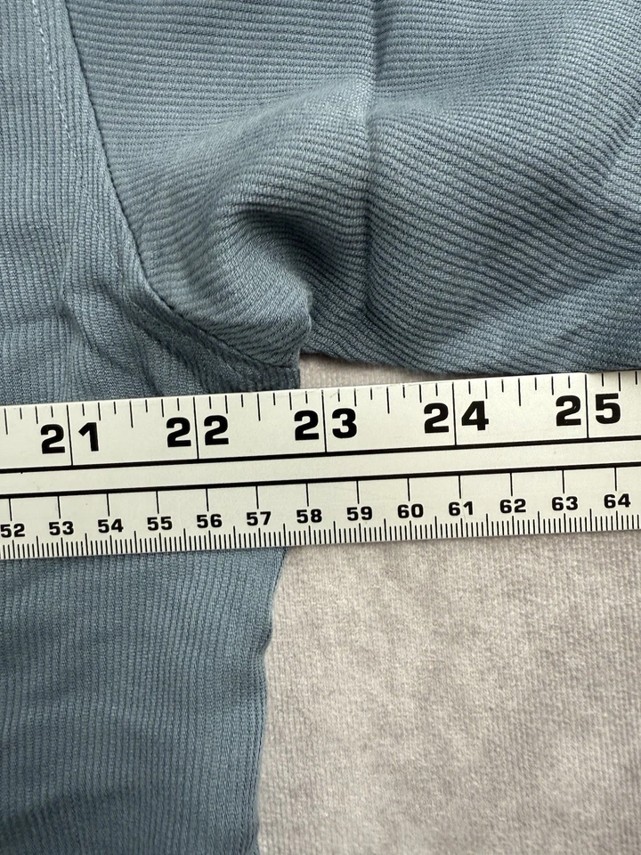 Camisa De Colección Eighty Eight Para Hombre Talla S Manga Corta Abotonada Azul Texturizada Informal Foto 4 de 4