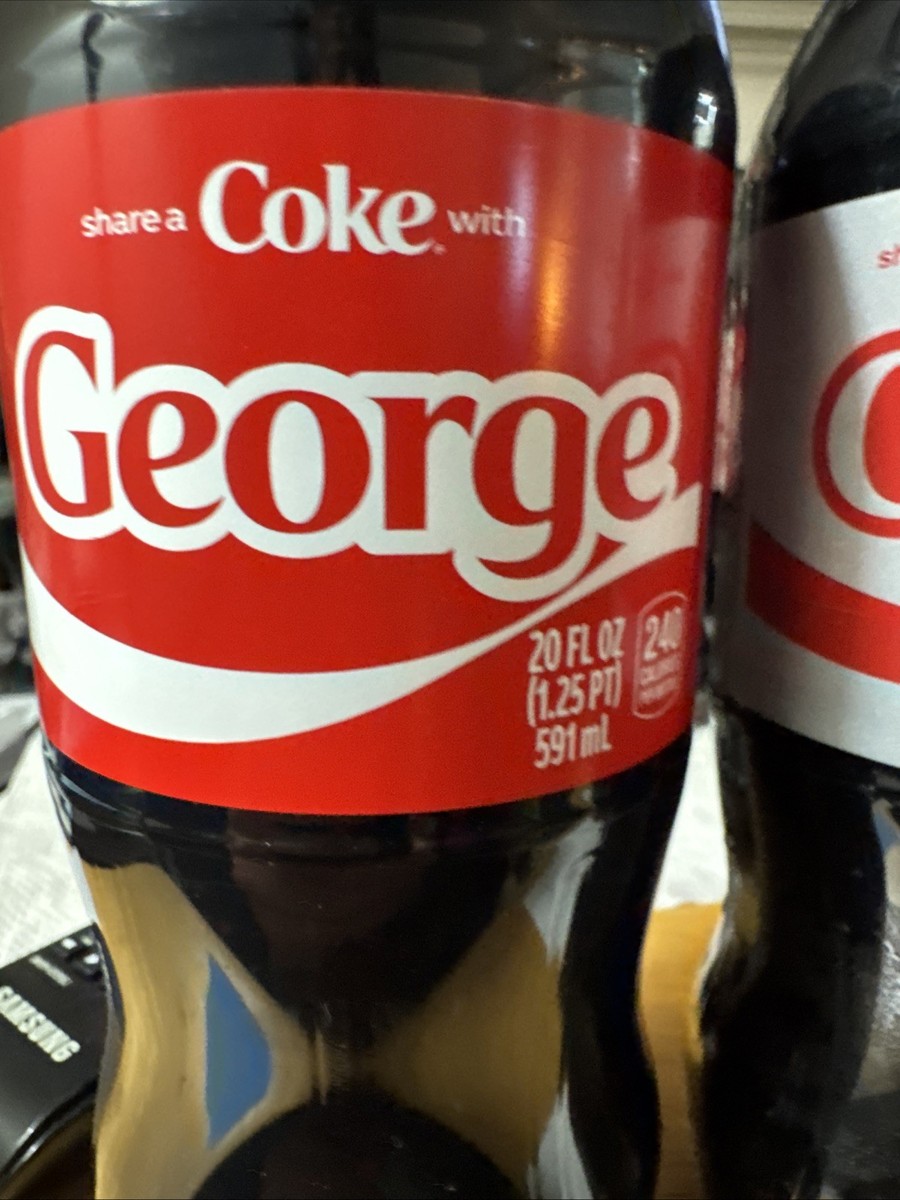 Share a Coke with George 2025 Personalized Gift Coca~Cola