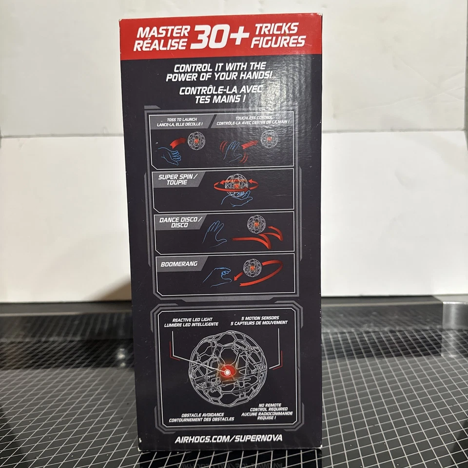 AIRHOGS Supernova Flying Gravity Orb Rechargeable New - Image 2 of 4