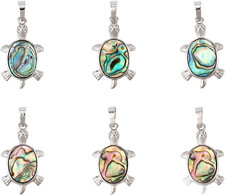 Abalone Paua Shell Pendant Turtle Tortoise Sea Horse Butterfly Animal Heart Dang