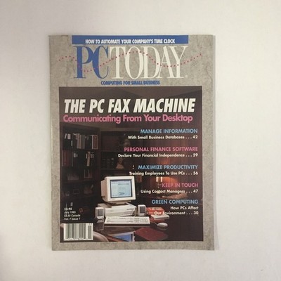 PC Today Magazine JUL 1993 Back Issue COMPUTER Magazine IT Management Computing