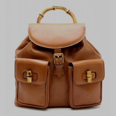 NWT Gucci GG Bamboo Vintage 1947 Front Pocket Backpack Sling Rucksack Bag 702101 NWT Gucci GG Bamboo Vintage 1947 Front Pocket Backpack Sling  main image 2