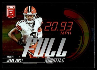 2025 Donruss Elite Full Throttle Jerry Jeudy Cleveland Browns #18