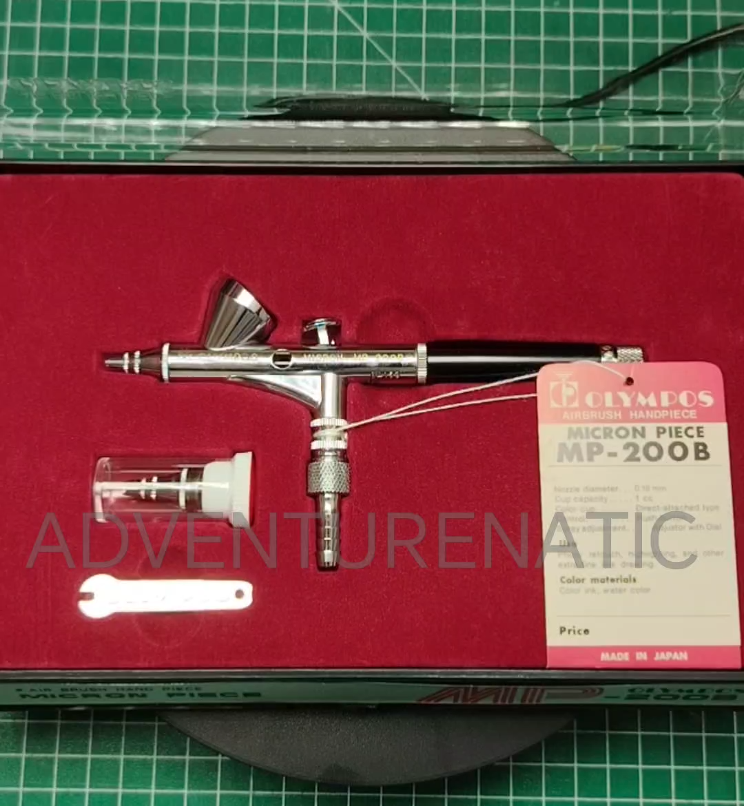 Olympos Airbrush Handpiece MP-200B Micron Piece 0.18mm Nozzle