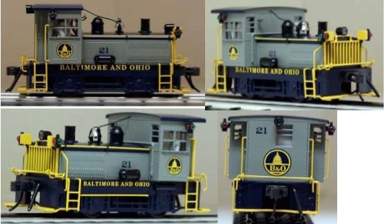 K-Line O Gauge K2630-21 Western Depot exclusive B&O Plymouth switcher blue/gray - Image 2 of 2