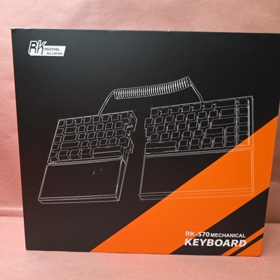 RK ROYAL KLUDGE RKS70 Wireless Gaming Keyboard, Split Bluetooth/2.4G/Wired RG