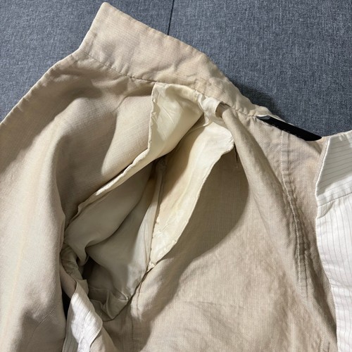 Akris Jacket Women 6 Cream Brown Open Front Blazer Career Office Preppy - Bild 9 von 9