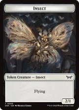 10 Token Cards - INSECT - Duskmourn: House of Horror (DSK) - Magic MTG FTG