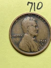 1913-S LINCOLN WHEAT CENT, low mintage date, "FINE" condition #710
