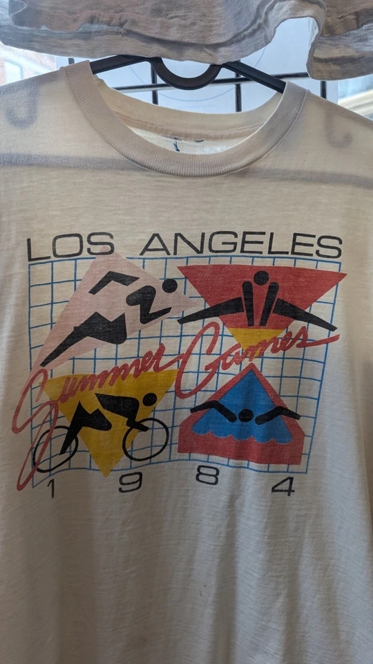 Vintage 1984 Summer Olympics Los Angeles Shirt Medium M - Image 2 of 2