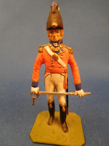 Stadden Napoleonic British 1st Foot Guards Officer 1815 - Vintage Studio Painted - Bild 1 von 1