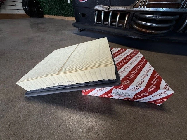 (2) Genuine Toyota Tacoma Tundra Sequoia Air Filter 17801-0P100 - same as dealer - Image 3 of 4