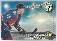1999-00 Pacific Dynagon Ice LORDS OF THE RINK Colorado Avalanche JOE SAKIC NHL