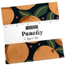 Peachy Moda Charm Pack, 42 100 Cotton 5-inch Precut Fabric Squares