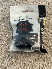 Softspikes Pulsar Red/Black Small Metal Thread Golf Spikes Cleats Set of 22