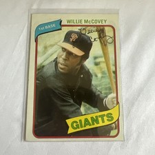 1980 TOPPS Baseball WILLIE McCOVEY #335 San Francisco Giants More Cards Avail