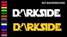 2 X DARK SIDE OF THE FORCE (2 DECALS), STAR WARS, Decal Stickers for Car, Laptop