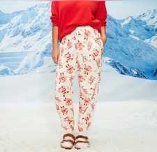 NWT Old Navy Women's High-Waisted Flannel Pajama Jogger PJ Pants Bottoms S 4-6 