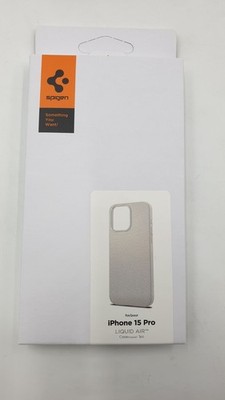 Spigen Liquid Air Hülle Natural Titanium iPhone 15 Pro Case